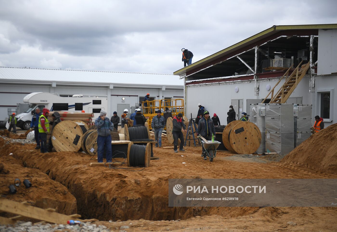 Строительство инфекционного центра в Новой Москве