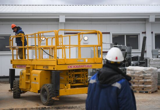 Строительство инфекционного центра в Новой Москве