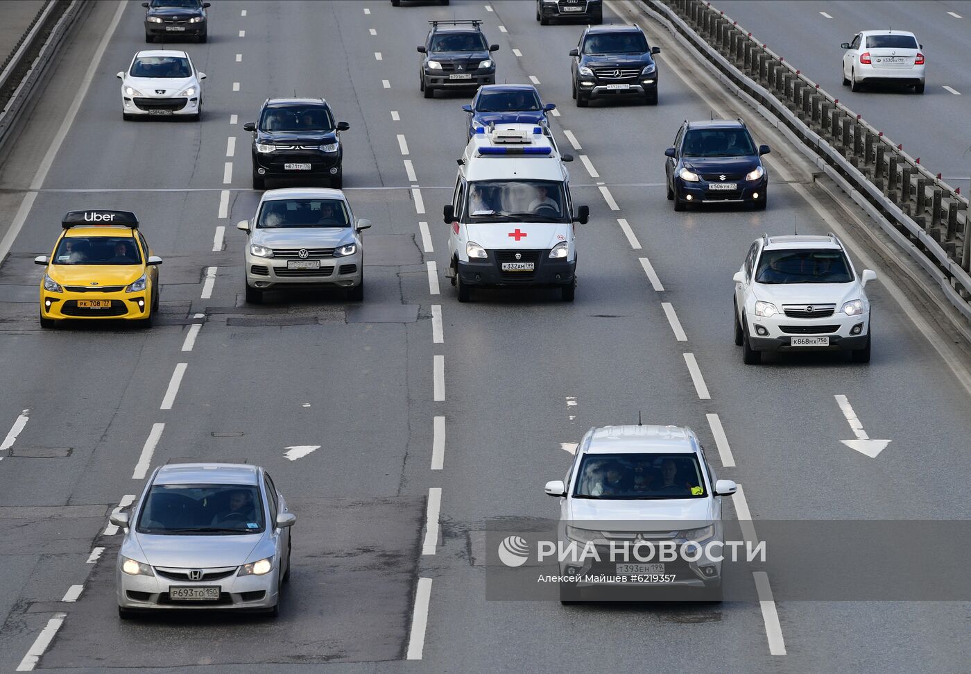 Москва во время режима самоизоляции жителей