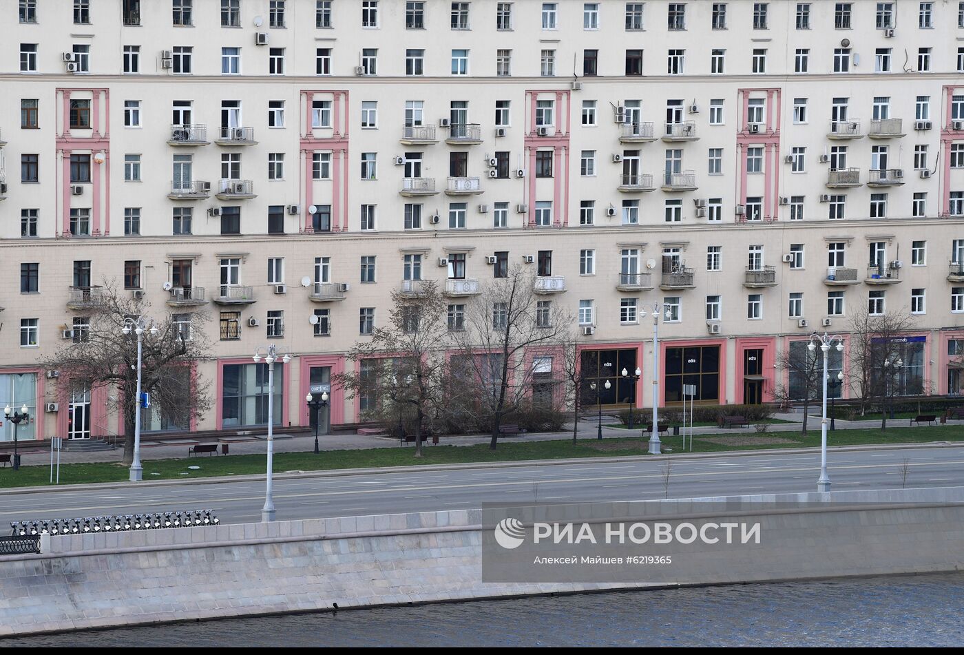 Москва во время режима самоизоляции жителей