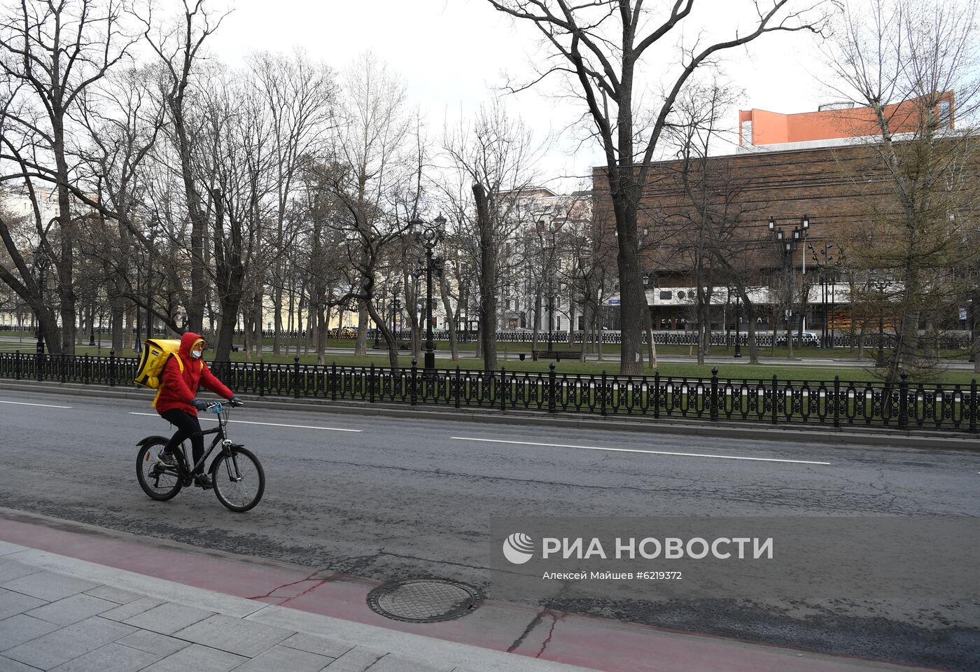 Москва во время режима самоизоляции жителей