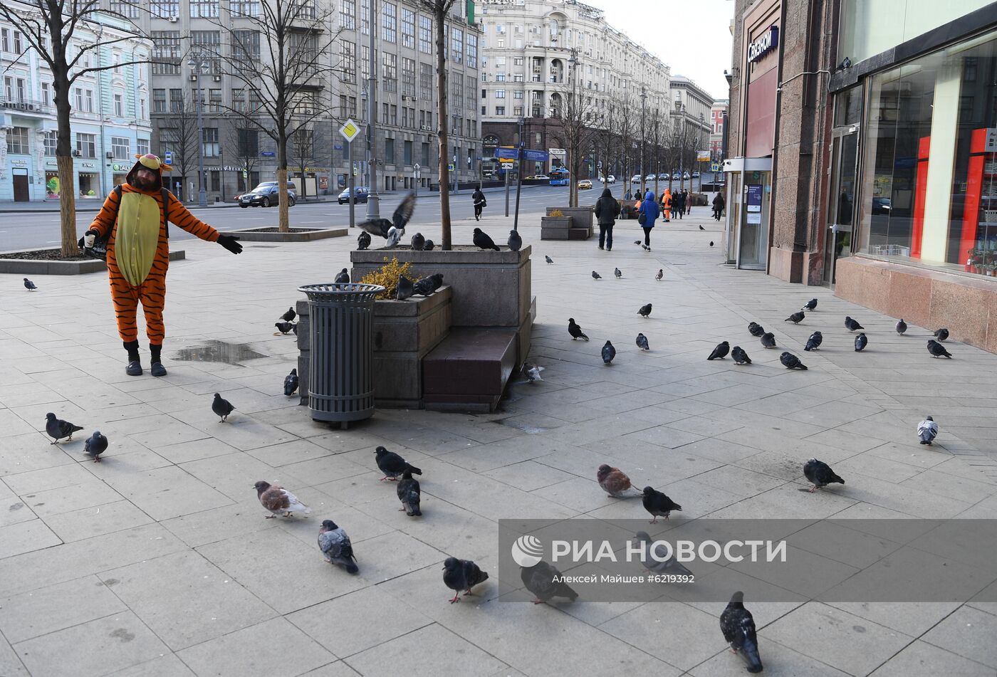 Москва во время режима самоизоляции жителей