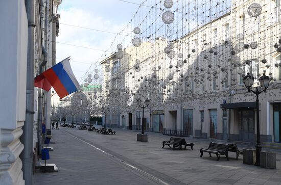 Москва во время режима самоизоляции жителей