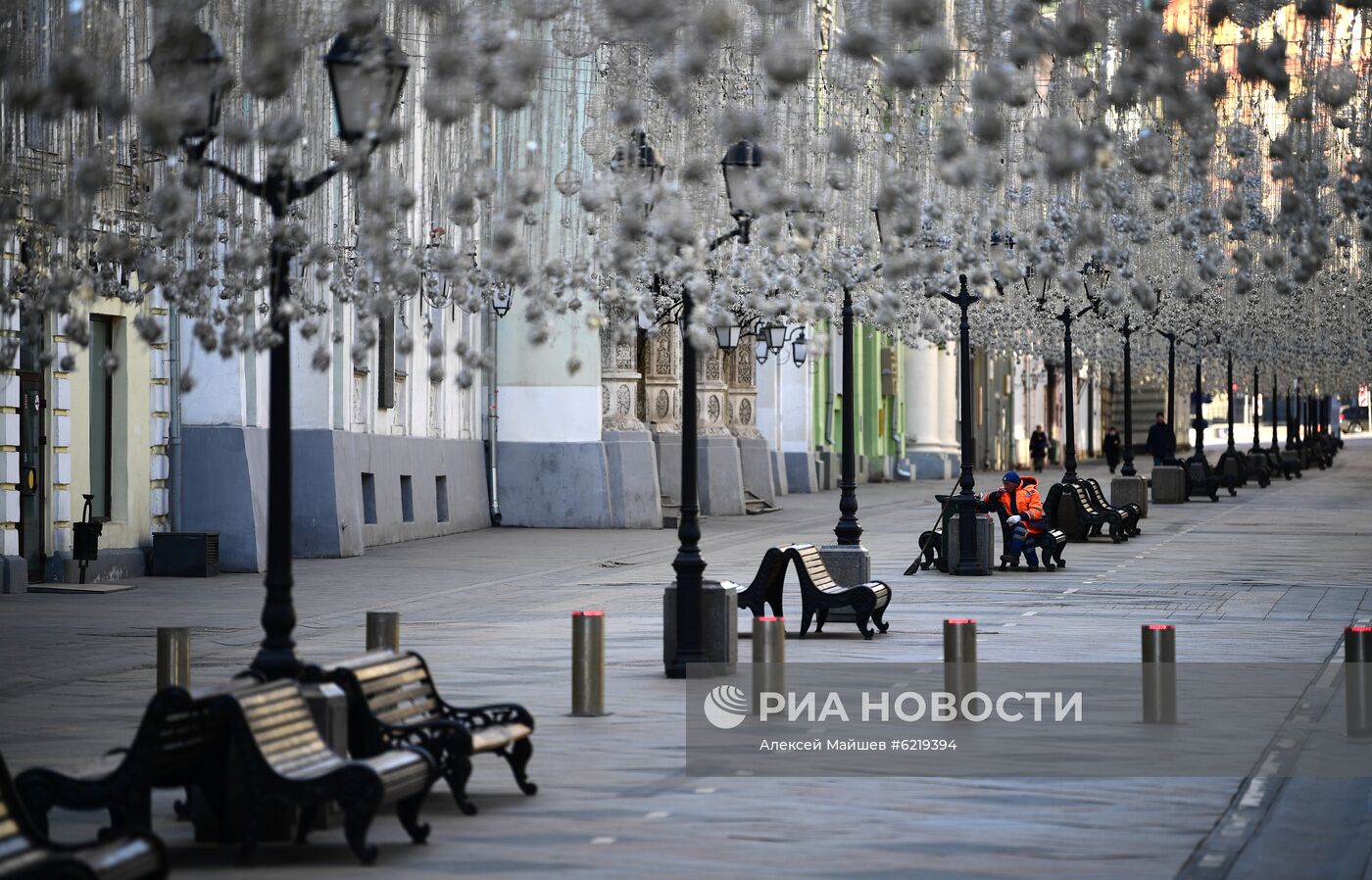 Москва во время режима самоизоляции жителей