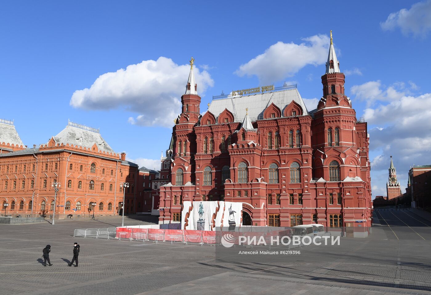 Москва во время режима самоизоляции жителей