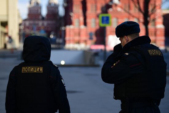 Москва во время режима самоизоляции жителей