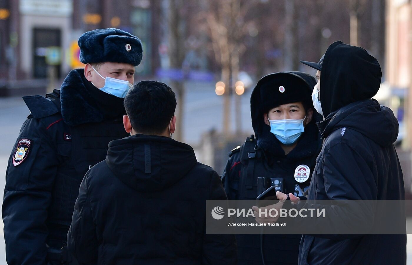 Москва во время режима самоизоляции жителей