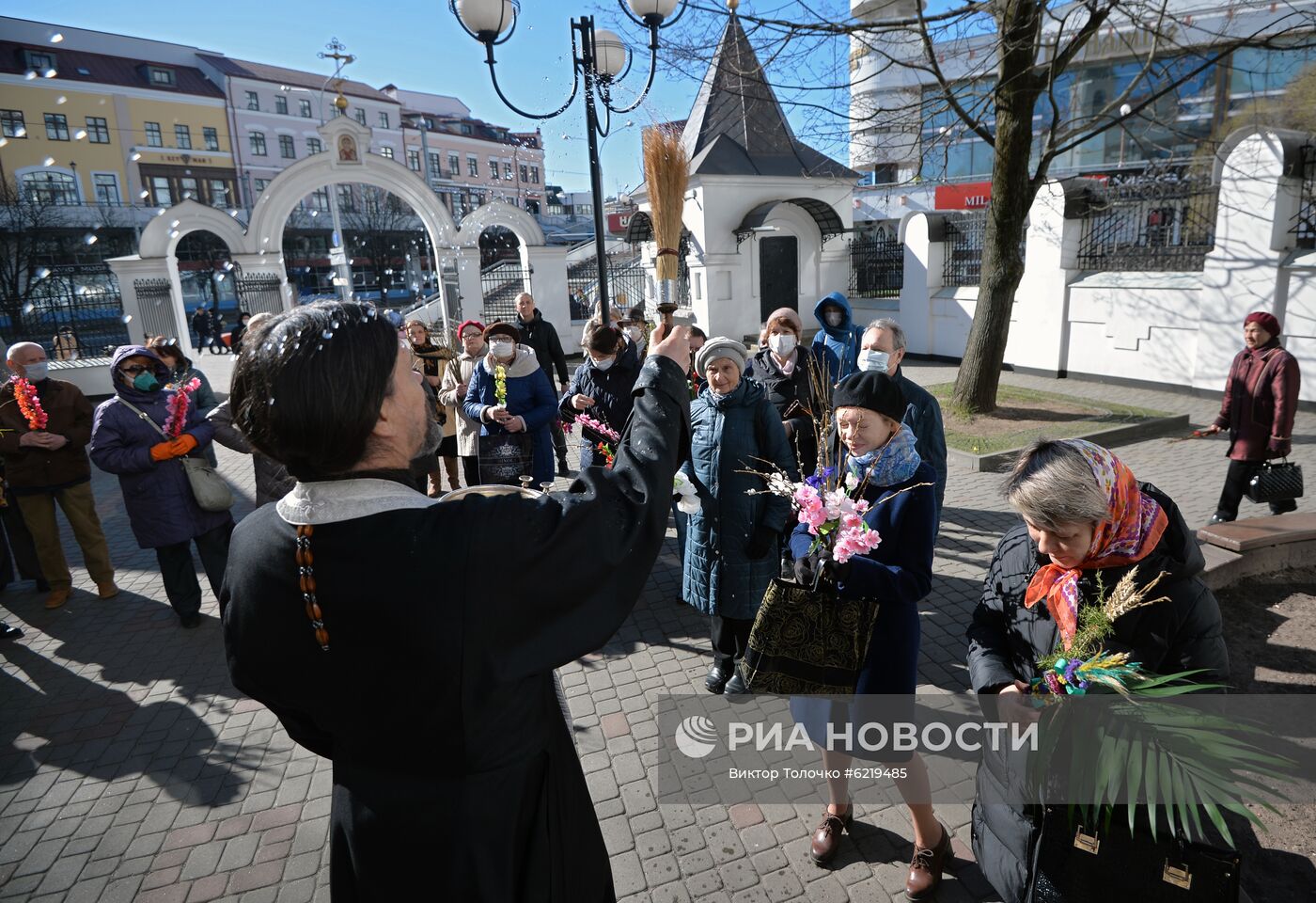 Праздник Вербное воскресенье в Белоруссии