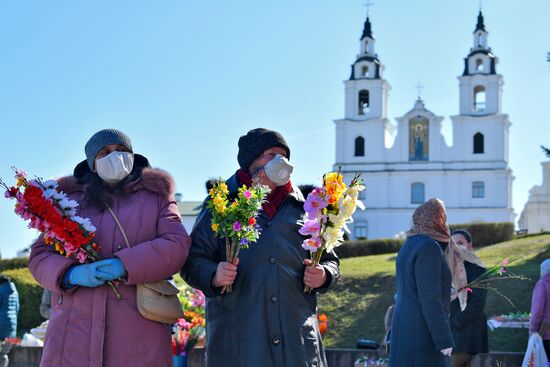 Праздник Вербное воскресенье в Белоруссии