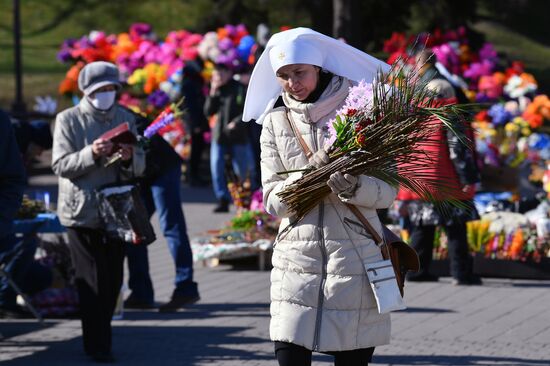 Праздник Вербное воскресенье в Белоруссии