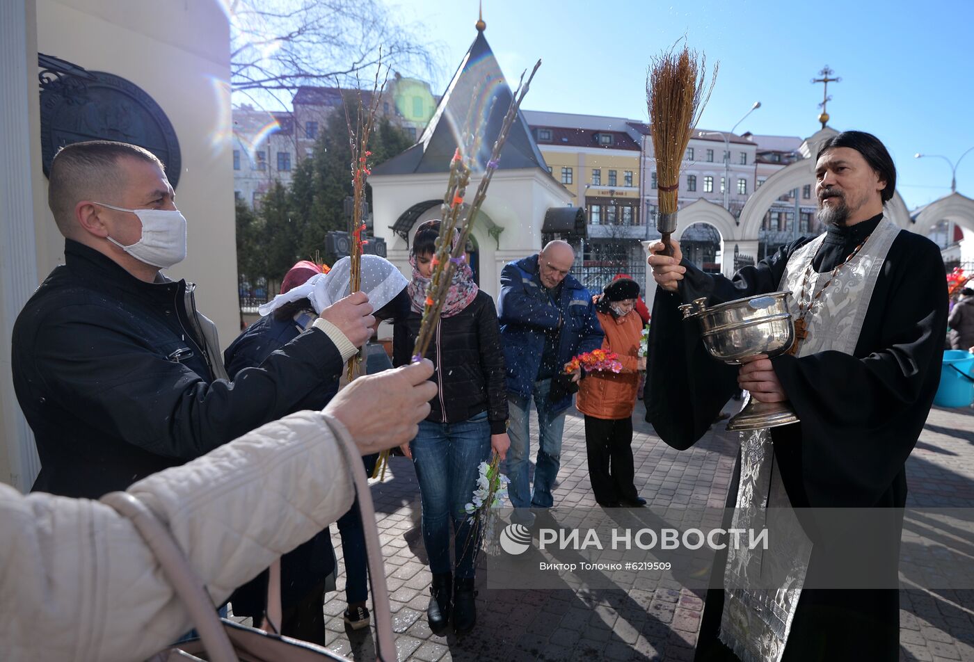 Праздник Вербное воскресенье в Белоруссии