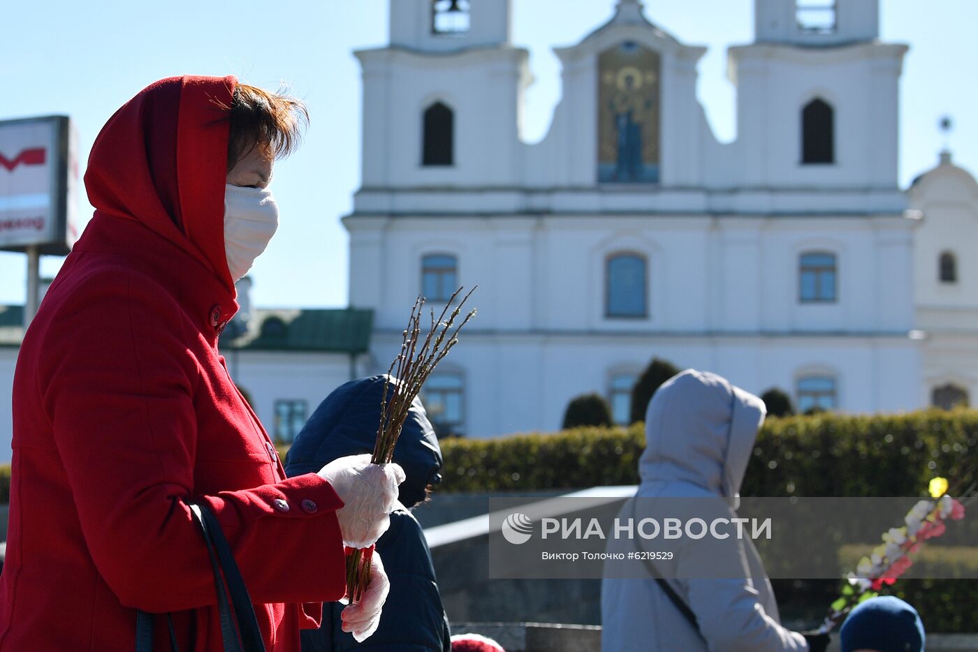 Праздник Вербное воскресенье в Белоруссии