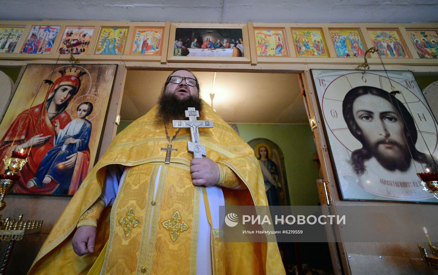 Работа настоятеля сельской церкви в Красноярском крае