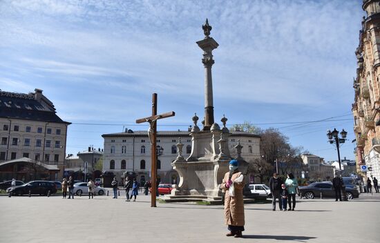 Вербное воскресенье на Украине