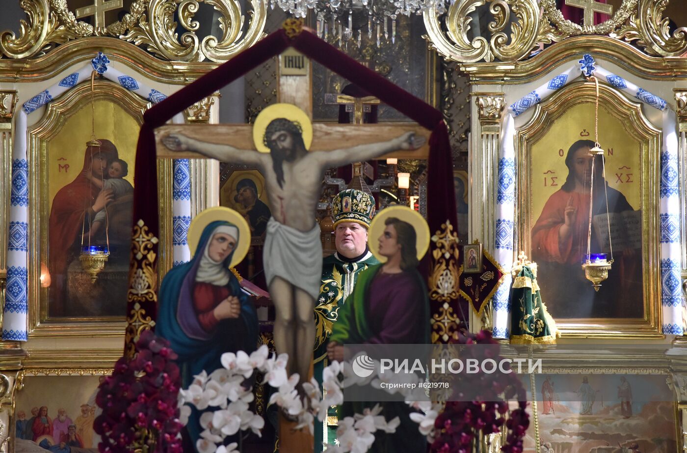 Вербное воскресенье на Украине