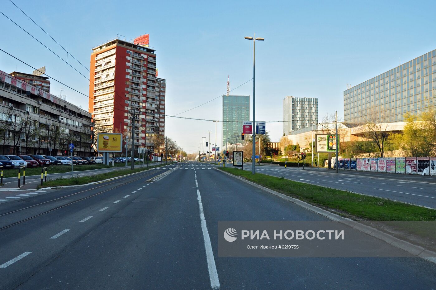 Белград во время комендантского часа