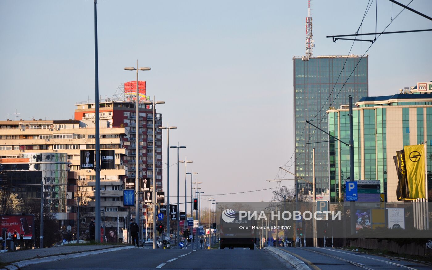 Белград во время комендантского часа