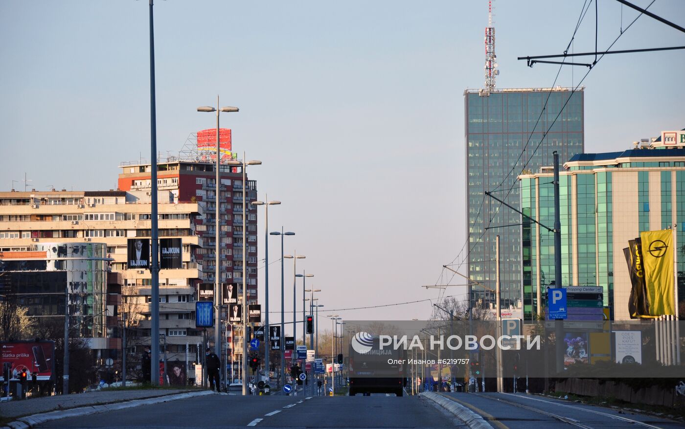 Белград во время комендантского часа