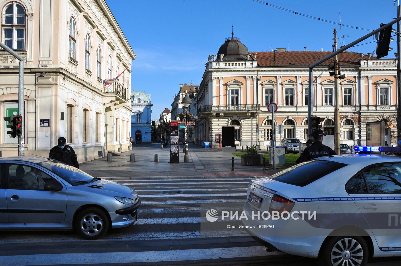 Белград во время комендантского часа