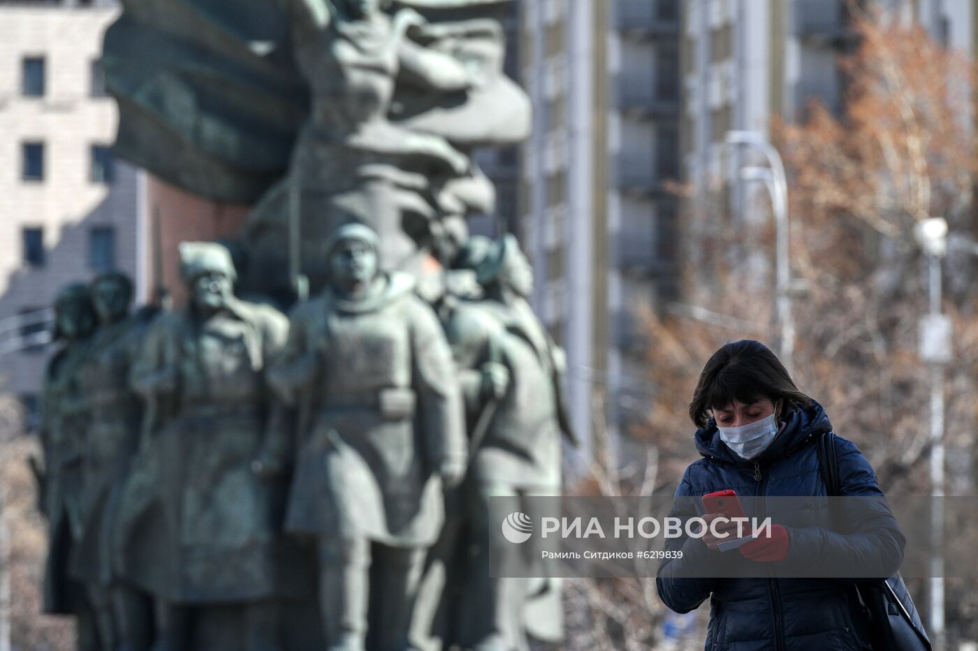 Москва во время режима самоизоляции жителей