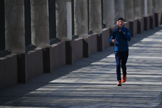 Москва во время режима самоизоляции жителей