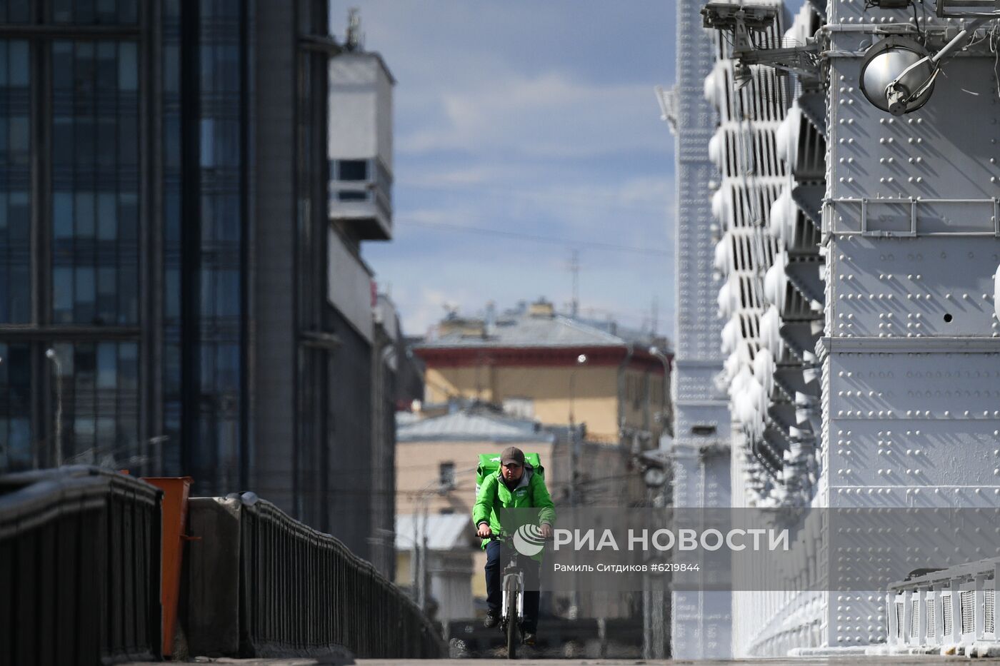 Москва во время режима самоизоляции жителей