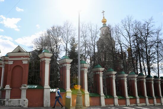 Москва во время режима самоизоляции жителей