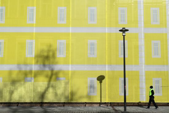 Москва во время режима самоизоляции жителей