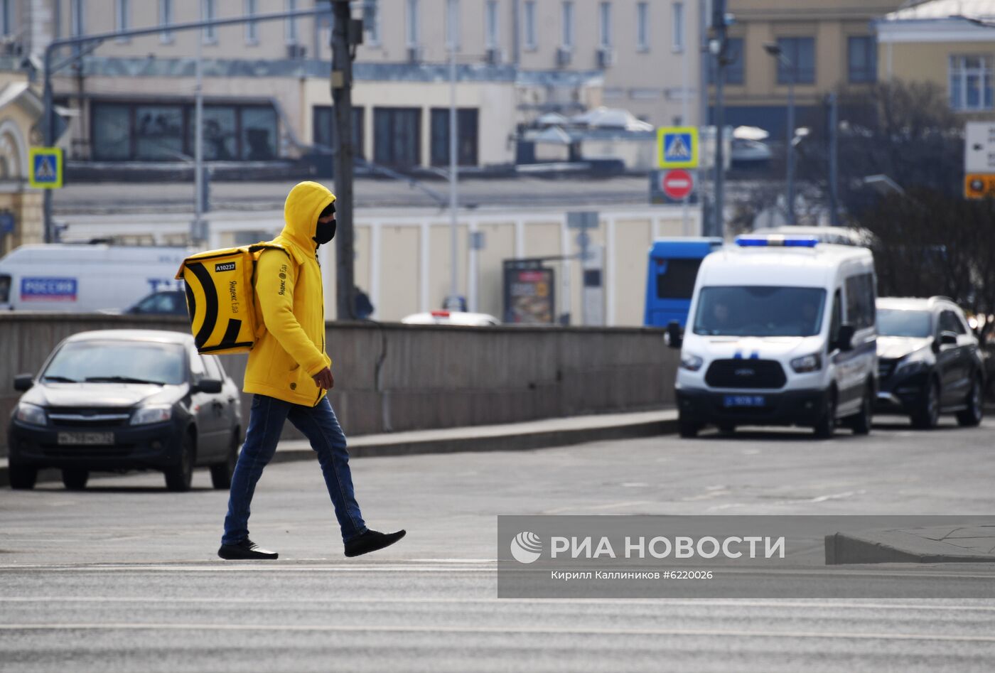 Москва во время режима самоизоляции жителей