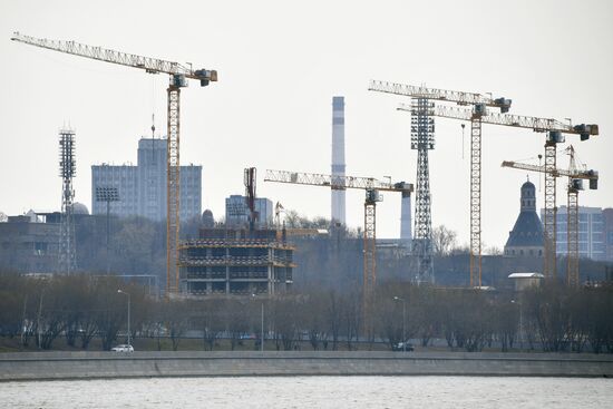 В Москве приостановлено строительство в связи с коронавирусом