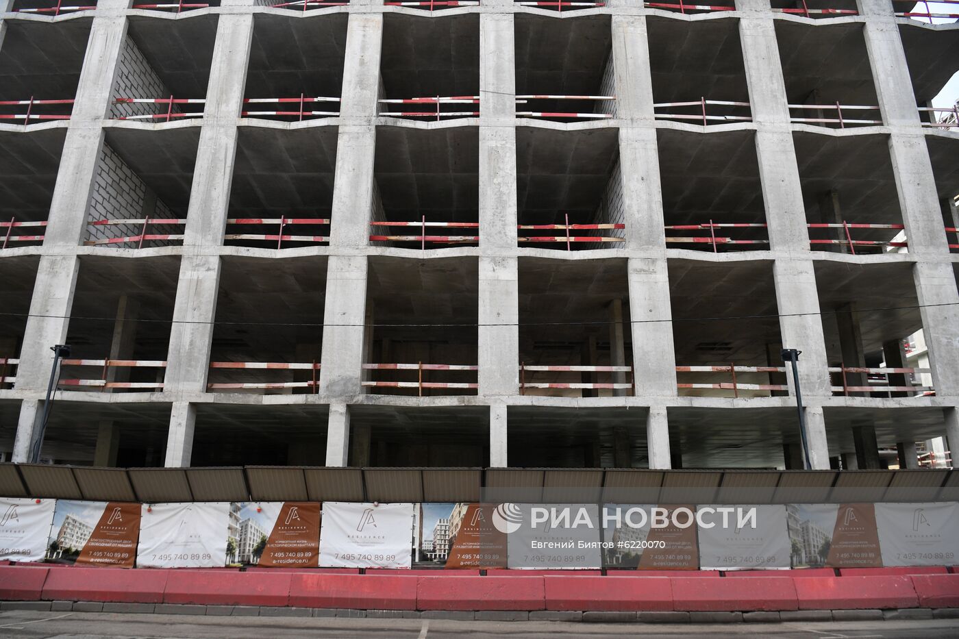 В Москве приостановлено строительство в связи с коронавирусом