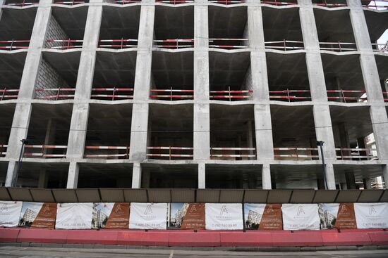 В Москве приостановлено строительство в связи с коронавирусом