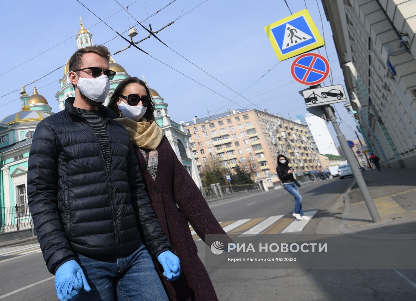 Москва во время режима самоизоляции жителей