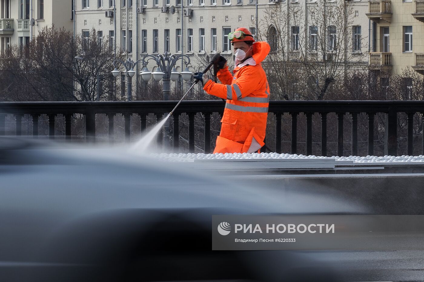 Москва во время режима самоизоляции жителей