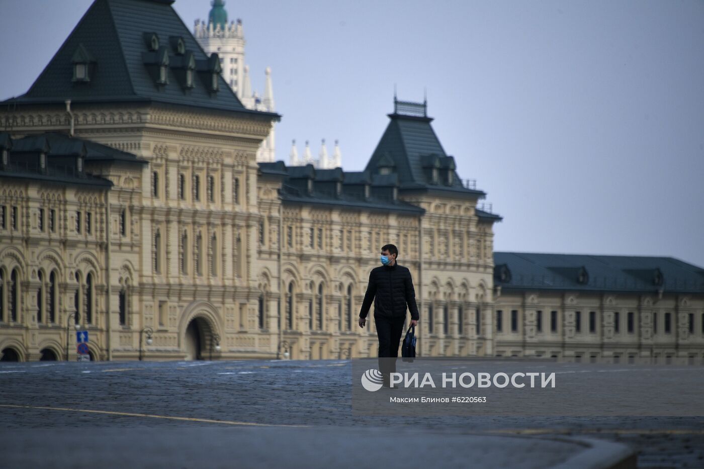 Москва во время режима самоизоляции жителей