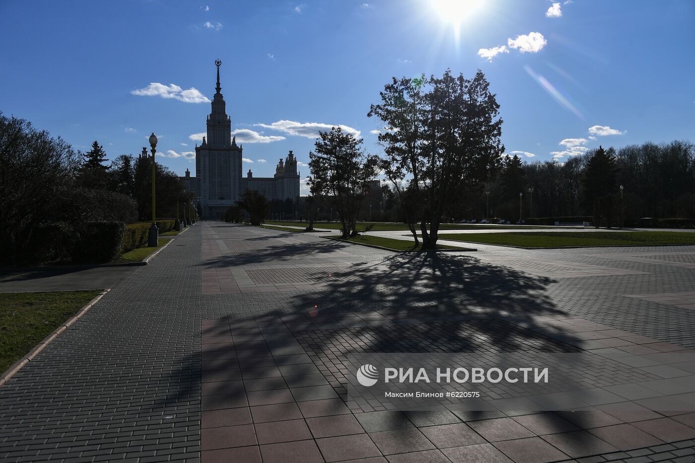 Москва во время режима самоизоляции жителей