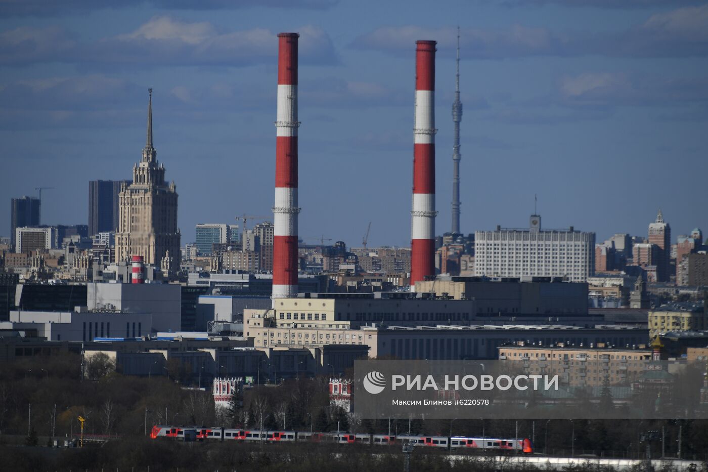 Москва во время режима самоизоляции жителей