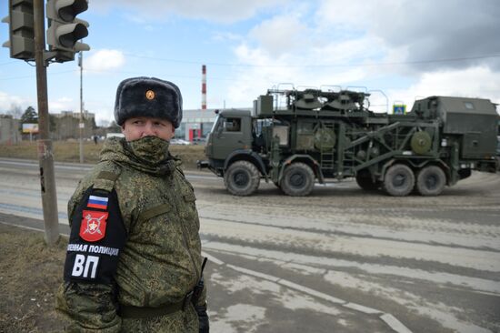 Репетиция парада Победы в Екатеринбурге