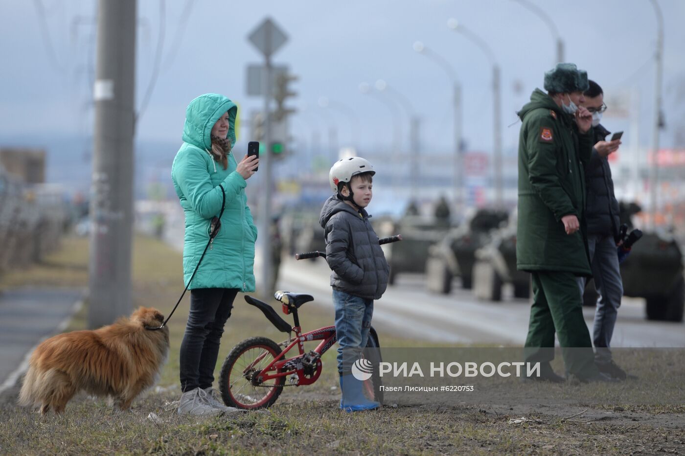 Репетиция парада Победы в Екатеринбурге