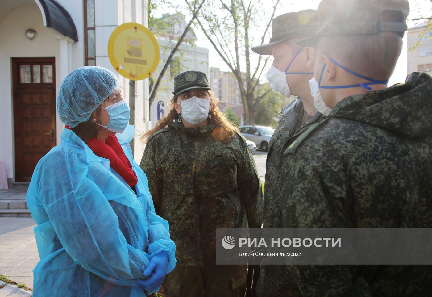 Работа российских военных медиков в Сербии во время пандемии коронавируса