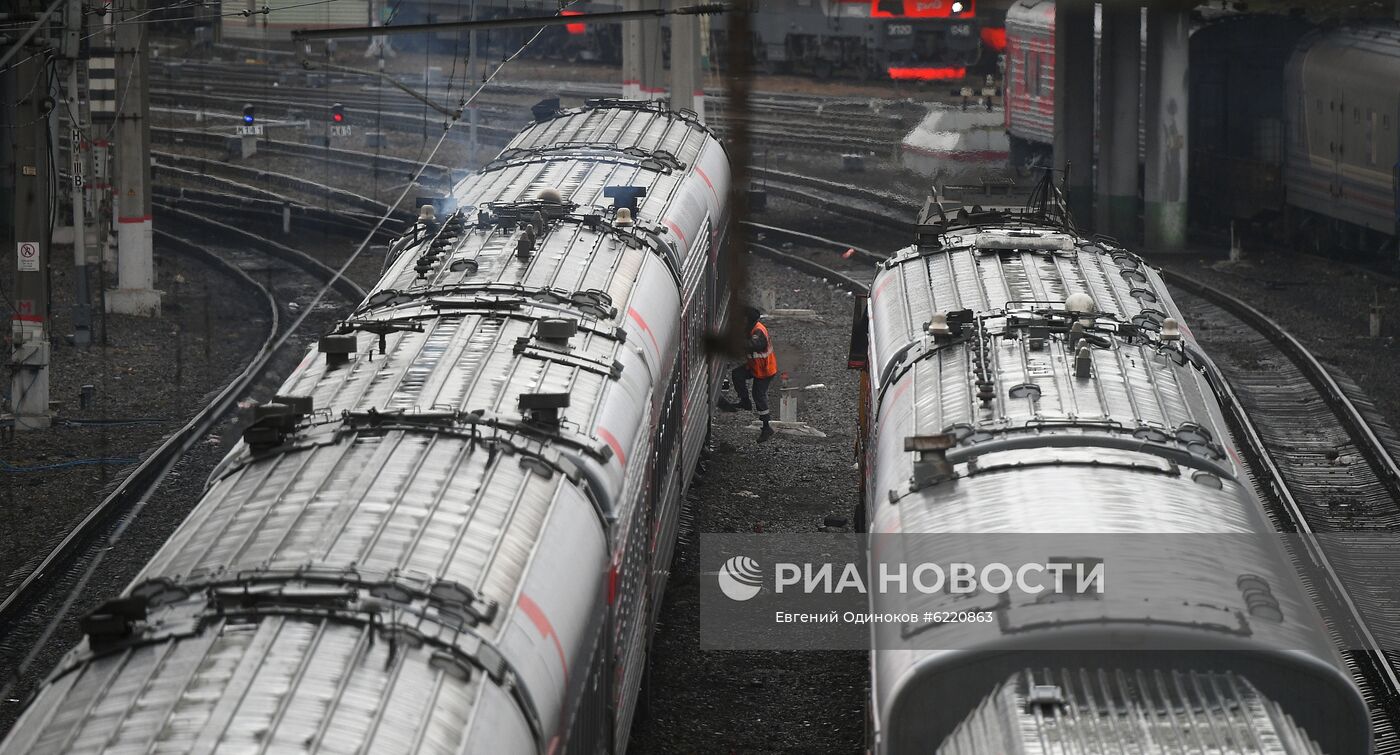 Пассажирские поезда РЖД