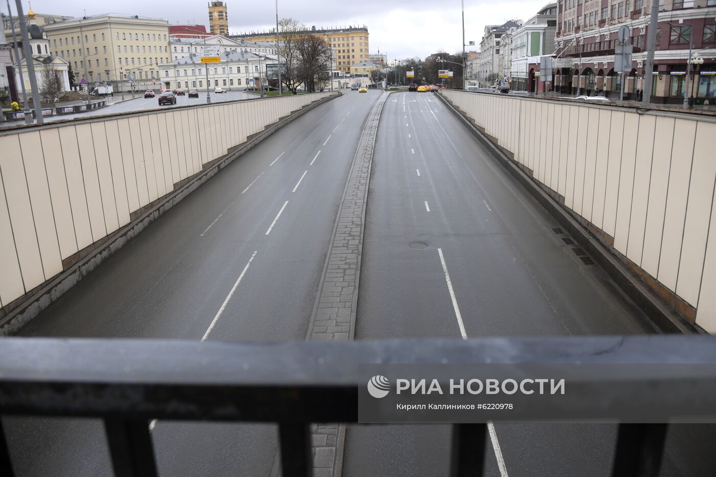 Москва во время режима самоизоляции жителей