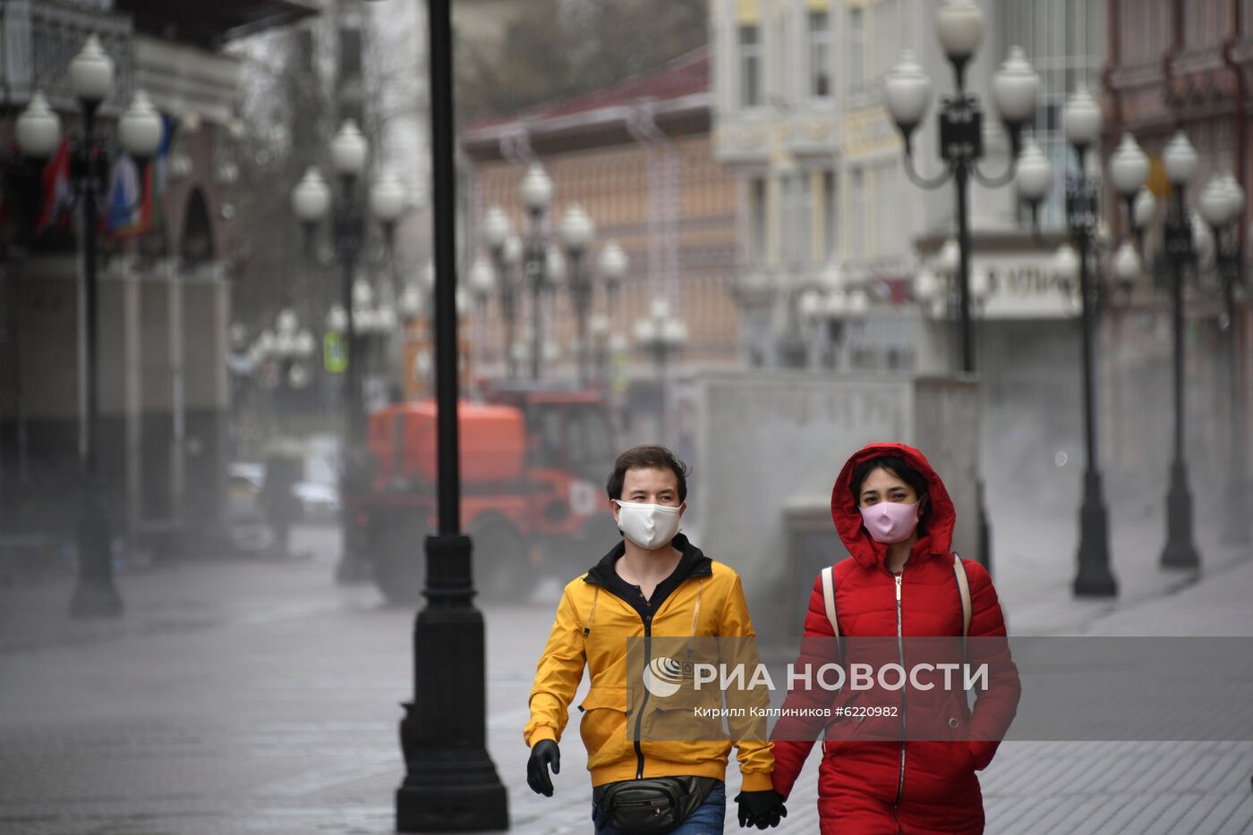 Москва во время режима самоизоляции жителей