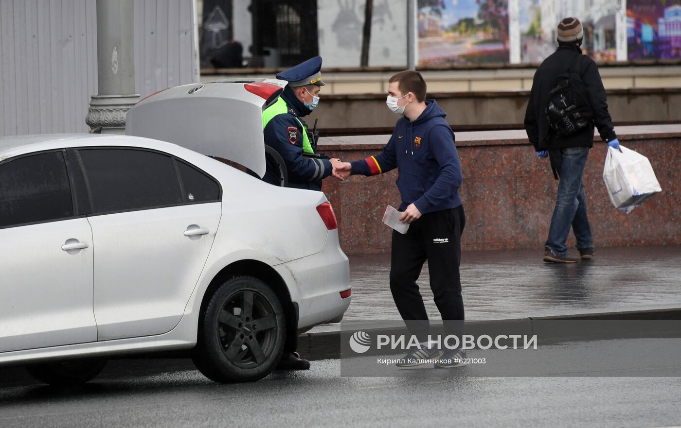 Москва во время режима самоизоляции жителей