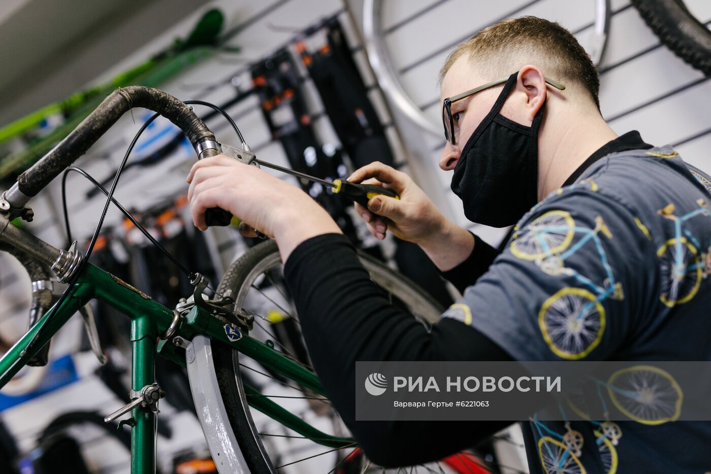 Работа веломастерской в Иванове