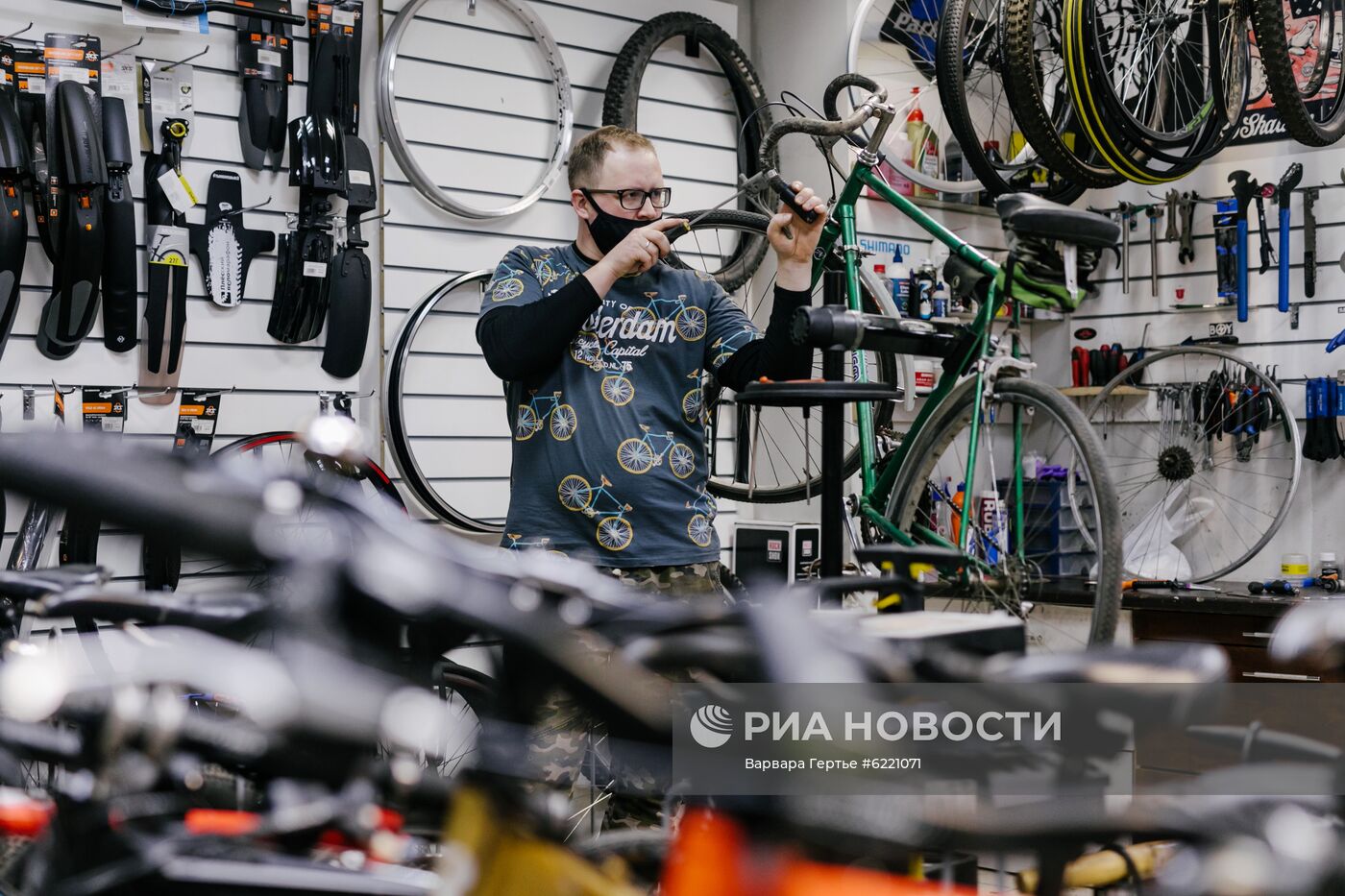 Работа веломастерской в Иванове