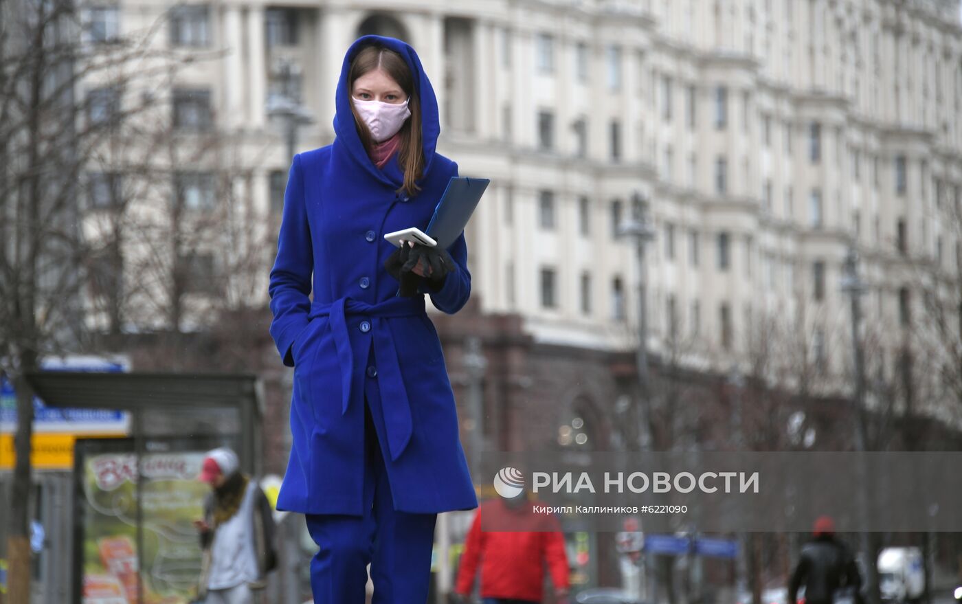 Москва во время режима самоизоляции жителей