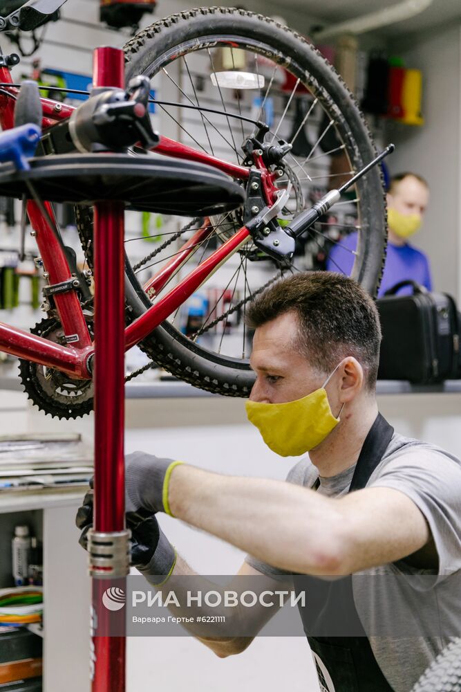 Работа веломастерской в Иванове