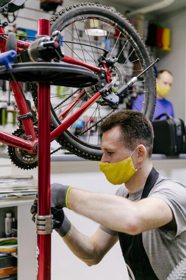 Работа веломастерской в Иванове