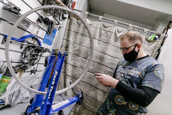 Работа веломастерской в Иванове